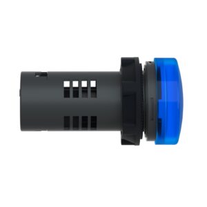 Schneider XA2EVMD6LC  Harmony | Easy Harmony XA2E, Monolithic pilot light, plastic, blue, Ø22, integral LED, screw clamp terminals, 220 V DC