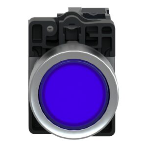 Schneider XA2EW36B1 Harmony | Complete illuminated push button, Easy Harmony XA2, plastic, flush, blue, 22mm, spring return, 24V AC DC, 1NO 7 Schneider XA2EW36B1 Harmony | Complete illuminated push button, Easy Harmony XA2, plastic, flush, blue, 22mm, spring return, 24V AC DC, 1NO