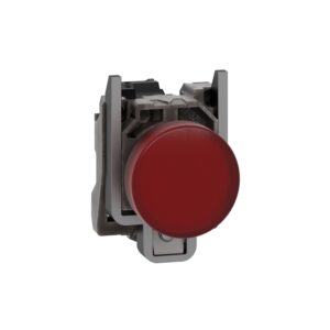 Schneider XB4BVM4 Harmony | Pilot light, metal, red, Ø22, plain lens with integral LED, 230…240 VAC