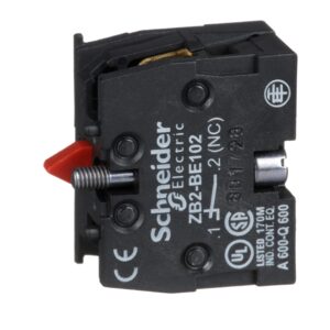 Schneider ZB2BE102 | Single contact block, 1 NC 8 Schneider ZB2BE102 | Single contact block, 1 NC